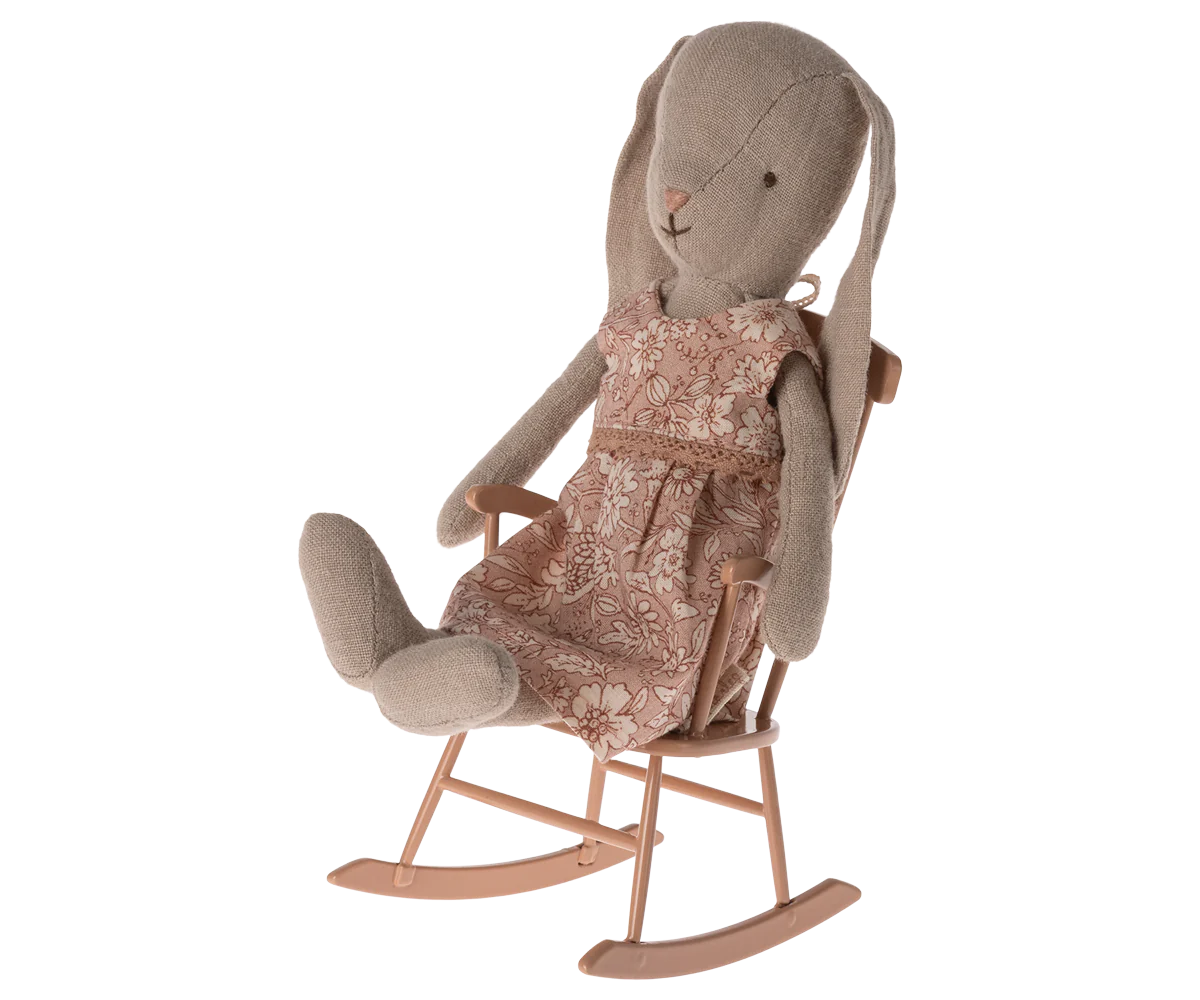 Maileg Rocking Chair, Mini - Dark Powder